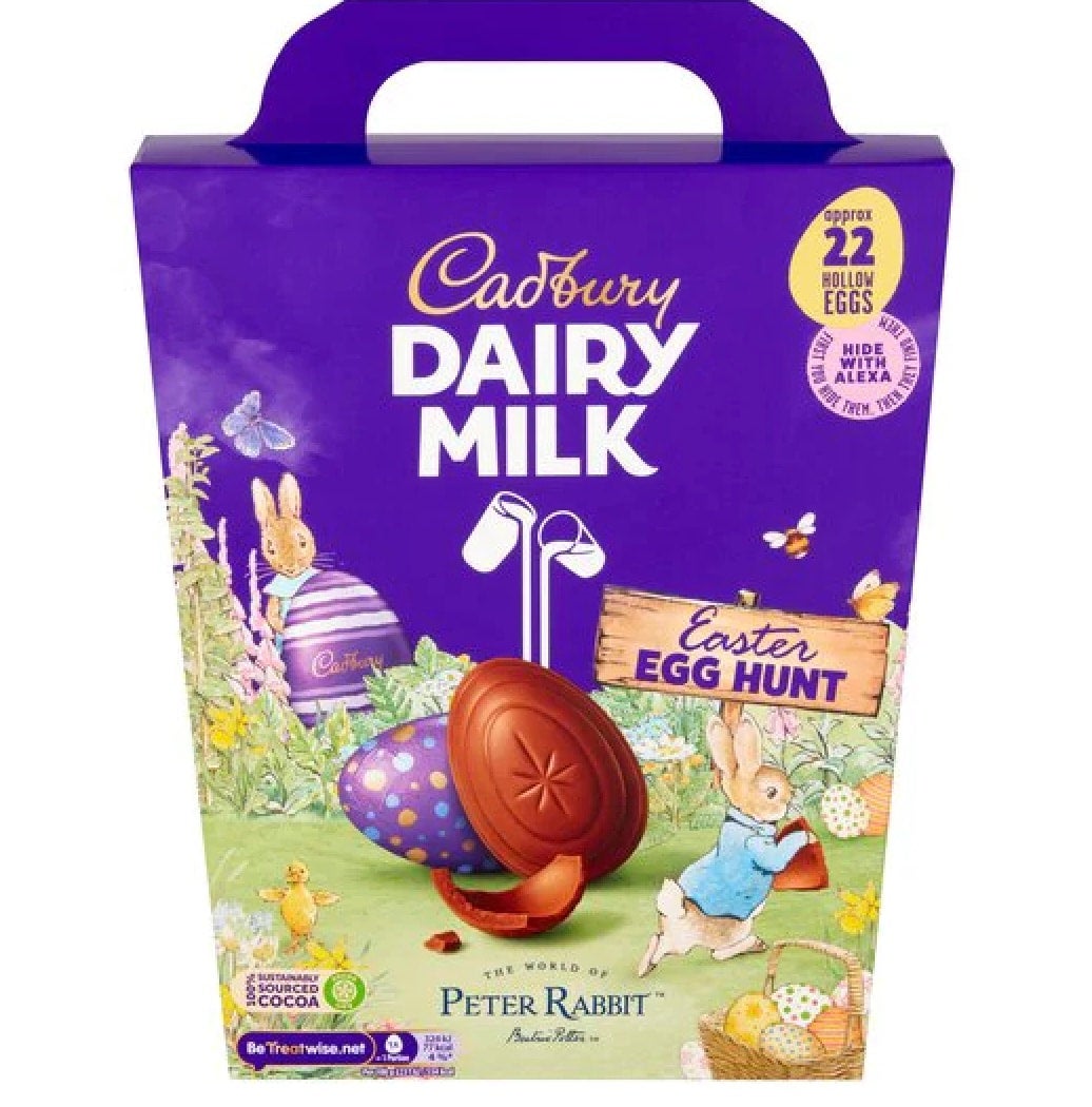 Cadbury Easter Egg Hunt Super Pack 317g 24 Tea & Sympathy